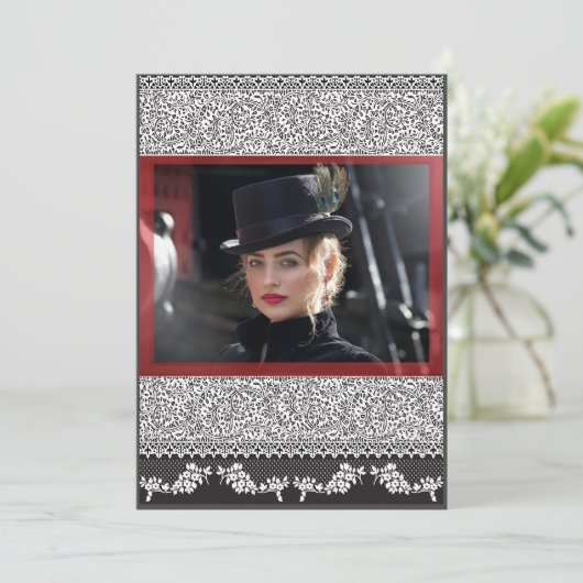 Edwardian Note Kaart (Staand voorkant)