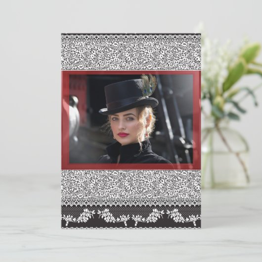 Edwardian Note Kaart (Staand voorkant)