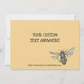 EDWARDIAN PERIODE PICNIC FUNNY FLY MAN BEAUTY VROU KAART (Achterkant)