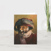 Edwardian Vixen Greetings Kaart (Voorkant)