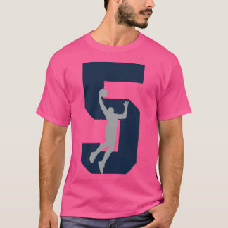 Edwards 5 Minnesota basketbal icoon oversized T-shirt