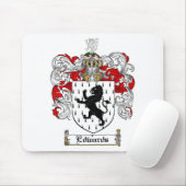 EDWARDS FAMILIE CREST - EDWARDS COAT OF ARMS MUISMAT (Met muis)