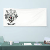 Edwards Family Crest Coat of Arms Spandoek (Beurs)