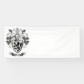 Edwards Family Crest Coat of Arms Spandoek (Horizontaal)