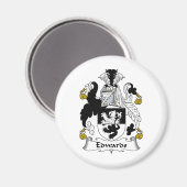 Edwards Family Crest Magneet (Voorkant / Achterkant)
