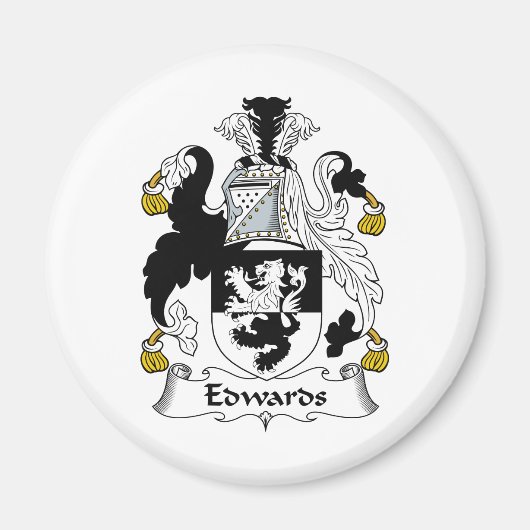 Edwards Family Crest Magneet (Voorkant)
