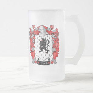 Edwards Family Crest - Wales-Canada Matglas Bierpul