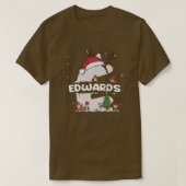 Edwards Kerstmis met Edwards Name voor grappige Ke T-shirt (Design voorkant)