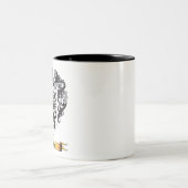 Edwards wapenschild tweekleurige koffiemok (Center)