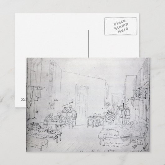 Edward's Ward, St. Thomas's Hospital, Londen Briefkaart (Voorkant / Achterkant)