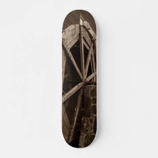 Edwards Water Wheel Sepia Skateboard (Voorkant)