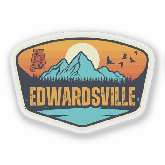 Edwardsville, Alabama Sticker (Voorkant)