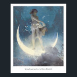 Edwin Blashfield Spring Scattering Stars Poster<br><div class="desc">1927 "Spring Scattering Stars" door Edward Blashfield Pas de print aan met de grootte en het lijst van het poster</div>