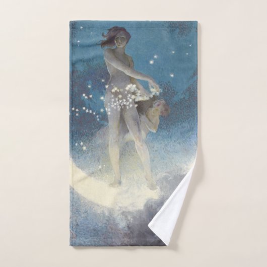 Edwin Blashfield Stars Scattering Art Nouveau Bad Handdoek (Handdoek)