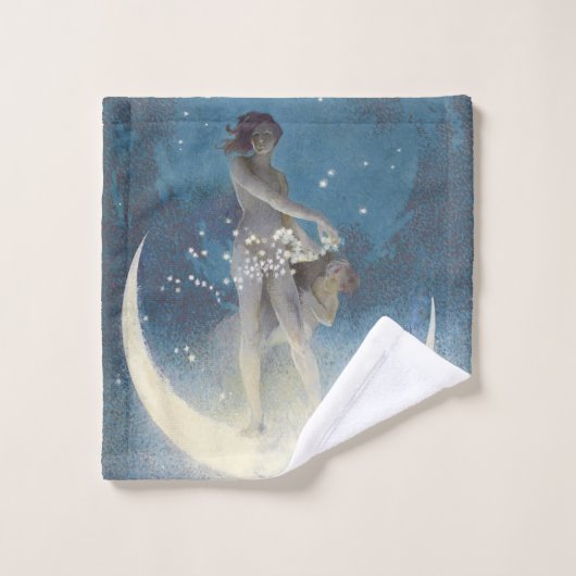 Edwin Blashfield Stars Scattering Art Nouveau Bad Handdoek (Wasdoekje)