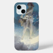 Edwin Blashfield Stars Scattering Art Nouveau Case-Mate iPhone Case (Achterkant)
