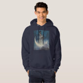 Edwin Blashfield Stars Scattering Art Nouveau Hoodie (Voorkant volledig)