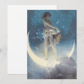 Edwin Blashfield Stars Scattering Art Nouveau Kaart (Voorkant / Achterkant)