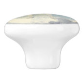 Edwin Blashfield Stars Scattering Art Nouveau Keramische Knop (Zijkant)