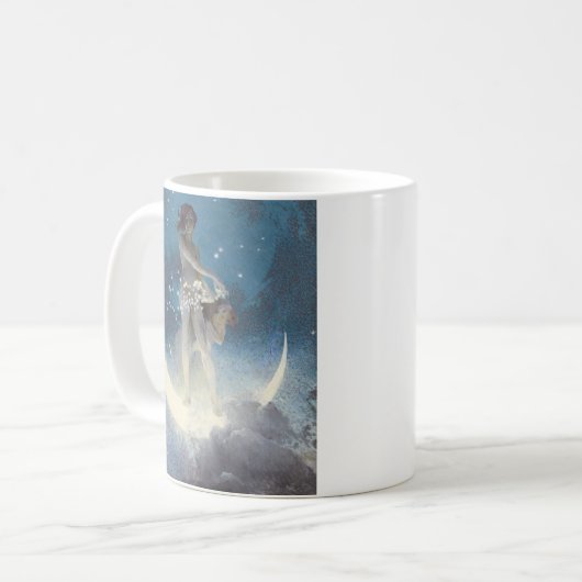 Edwin Blashfield Stars Scattering Art Nouveau Koffiemok (Voorkant links)