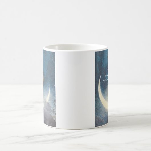 Edwin Blashfield Stars Scattering Art Nouveau Koffiemok (Center)