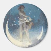 Edwin Blashfield Stars Scattering Art Nouveau Magneet (Voorkant)