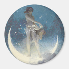 Edwin Blashfield Stars Scattering Art Nouveau Magneet