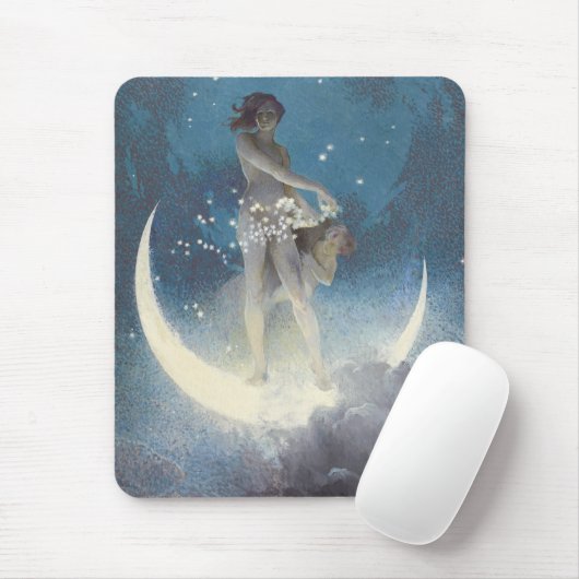 Edwin Blashfield Stars Scattering Art Nouveau Muismat (Met muis)