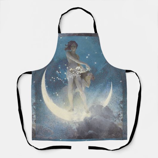 Edwin Blashfield Stars Scattering Art Nouveau Schort (Voorkant)