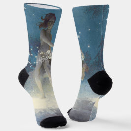 Edwin Blashfield Stars Scattering Art Nouveau Sokken