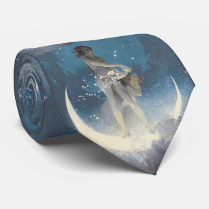 Edwin Blashfield Stars Scattering Art Nouveau Stropdas