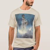 Edwin Blashfield Stars Scattering Art Nouveau T-shirt (Voorkant)