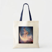 Edwin Blashfield Stars Scattering Art Nouveau Tote Bag (Voorkant)