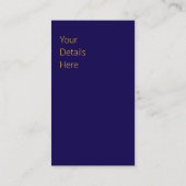 Edwin Blashfield Stars Scattering Art Nouveau Visitekaartje (Achterkant)