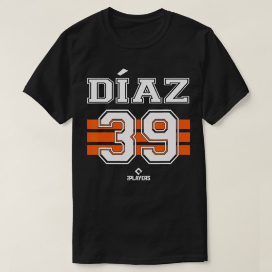 Edwin Diaz 39 New York Baseball Fans MLB Spelers T-shirt (Design voorkant)