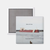 Edwin H. Gott magnet (Voorkant / Achterkant)