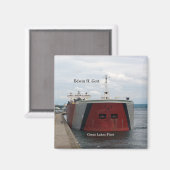 Edwin H. Gott magnet (Voorkant / Achterkant)