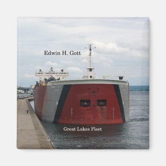 Edwin H. Gott magnet (Voorkant)