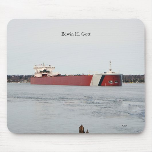 Edwin H. Gott mousepad Muismat (Voorkant)