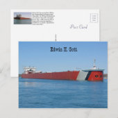 Edwin H. Gott-postkaart Briefkaart (Voorkant / Achterkant)