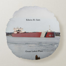 Edwin H. Gott rond kussen