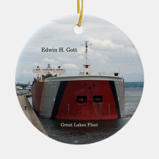 Edwin H. Gott-sierent Keramisch Ornament (Voorkant)
