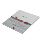 Edwin H. Gott tile Tegeltje (Zijkant)