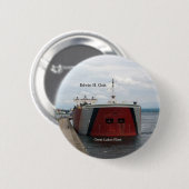 Edwin H. Gott-toets Ronde Button 5,7 Cm (Voorkant /achterkant)