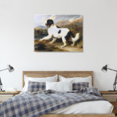 Edwin Henry Landseer Lion A Newfoundland Dog Canvas Afdruk (Insitu (Slaapkamer))