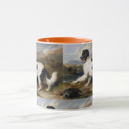 Edwin Henry Landseer Lion A Newfoundland Dog Mok (Midden)