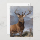 Edwin Henry Landseer | Monarch van de Glen Briefkaart (Voorkant / Achterkant)