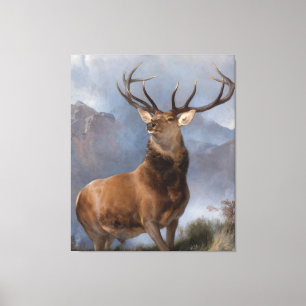 Edwin Henry Landseer   Monarch van de Glen Canvas Afdruk