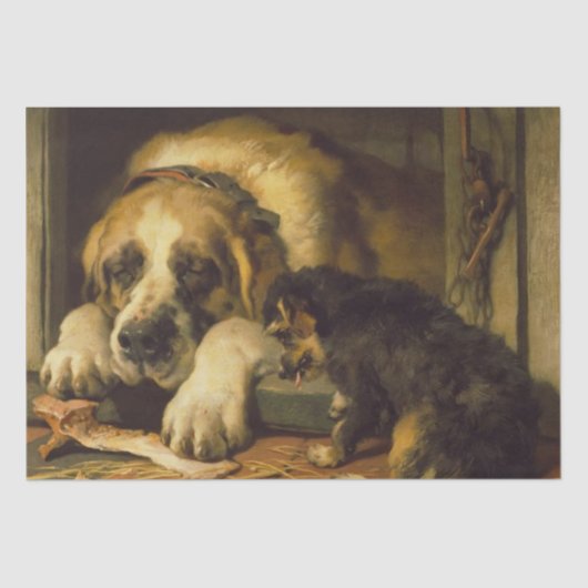 Edwin Henry Landseer | Verdubbelende ontkoppeling  Tissuepapier (Voorkant)