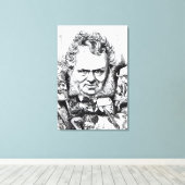 Edwin Landseer Canvas Afdruk (Insitu (Houten vloer))